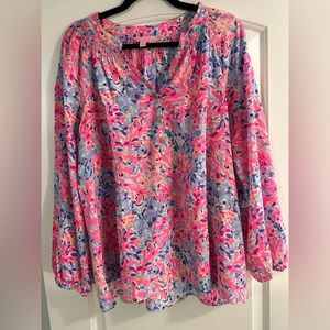 Lilly Pulitzer Excellent condition XL Elsa Blouse